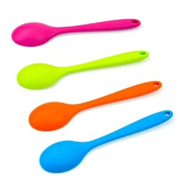 Baby silicone spoon J2462