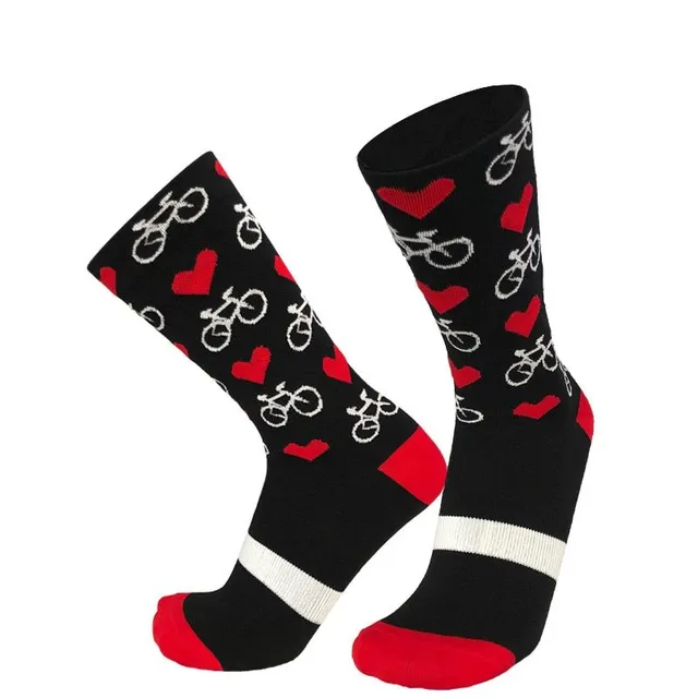 Funny comfortable cycling socks - more variants