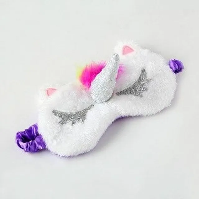 A mask for sleeping with a unicorn