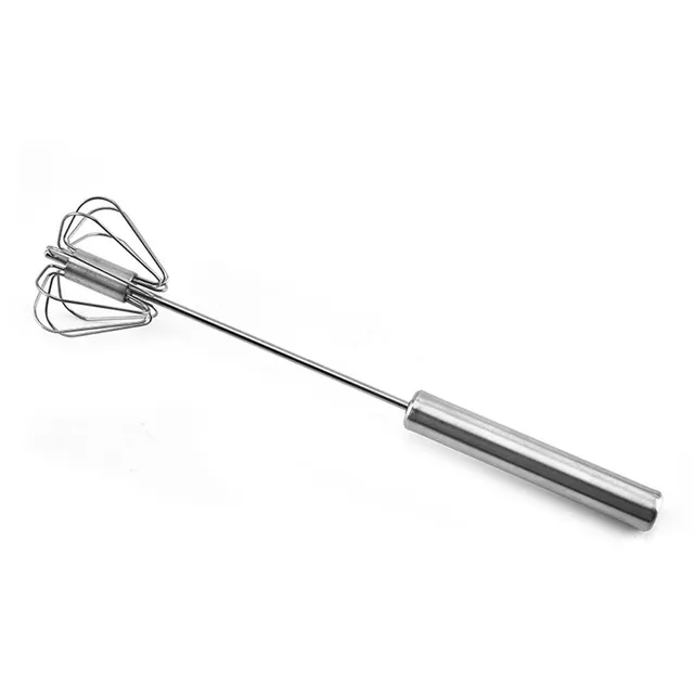 Stainless steel rotary hand beater