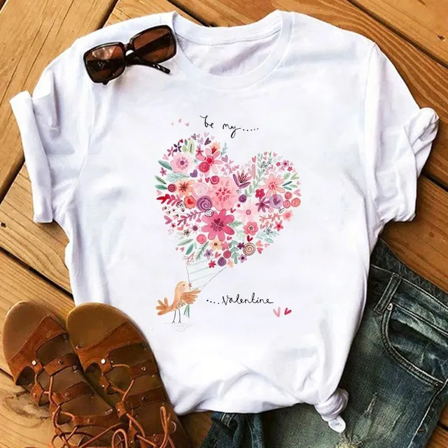 Women's stylish shirt Hearts