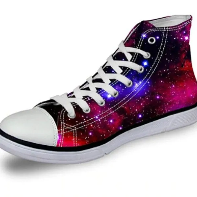 Ankle sneakers with space motif Rubi 7 4