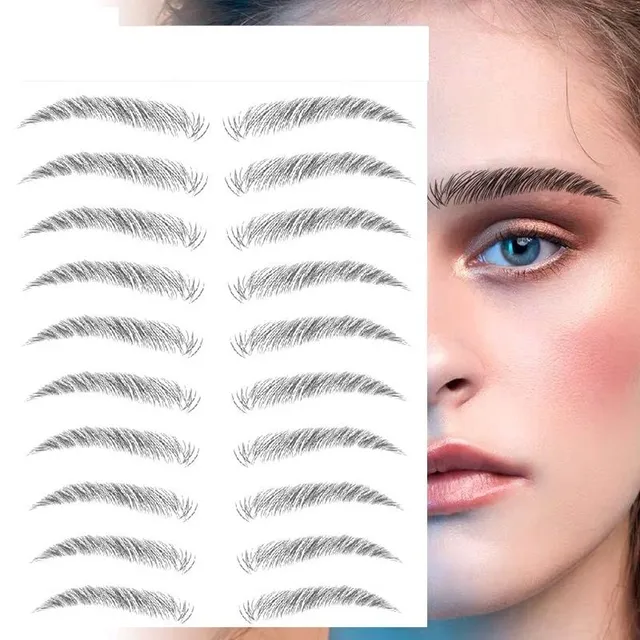 Microblading sticker - temporary eyebrow tattoo