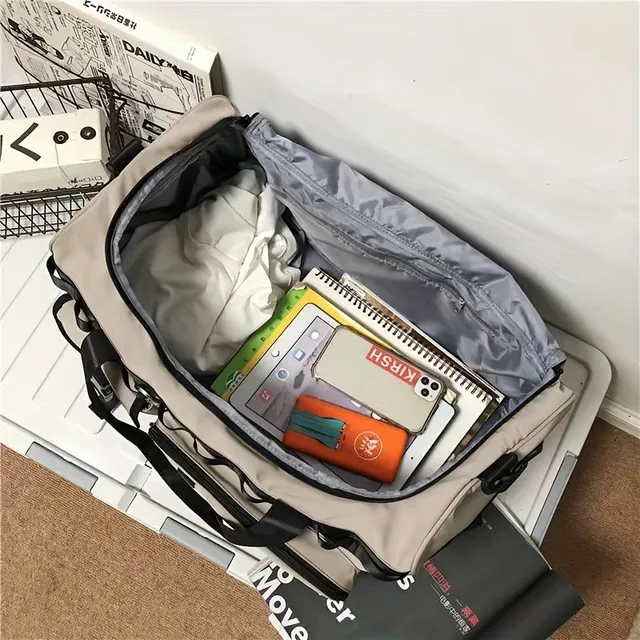 Large capacity travel bag, multifunctional bag, bag for separating dry and wet luggage Christmas, Halloween and Thanksgiving gifts