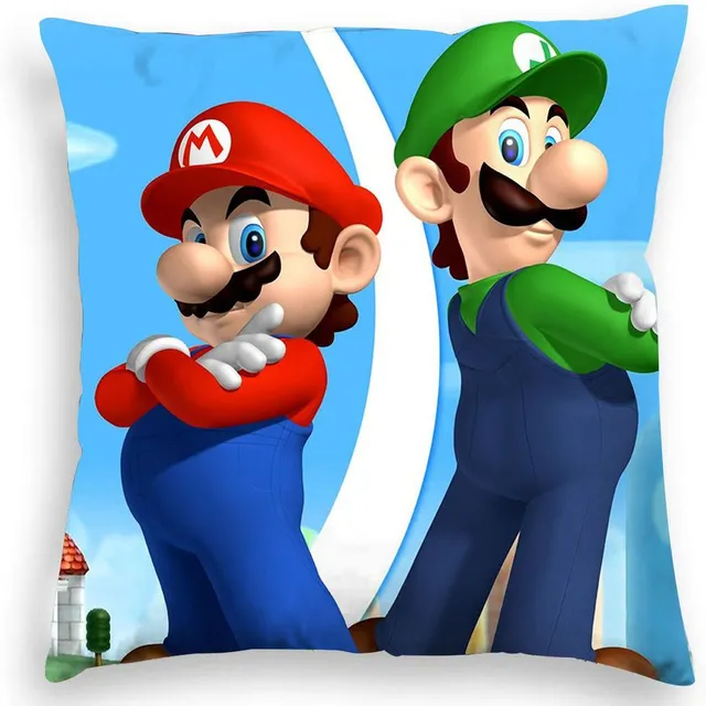 Husă stilată pentru pernă cu motive Super Mario - diferite variante