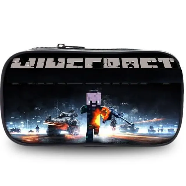 Stylish pencil case with Minecraft theme g