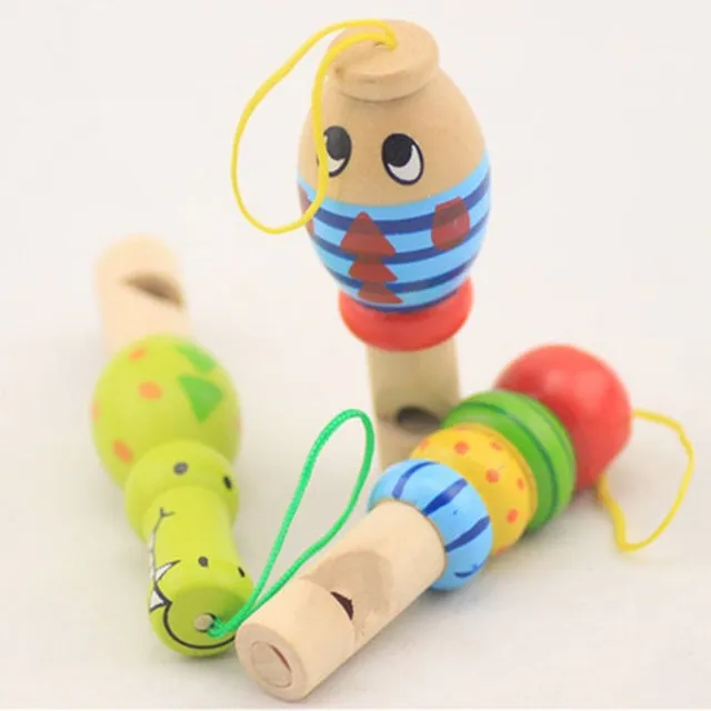 Children's wooden whistle