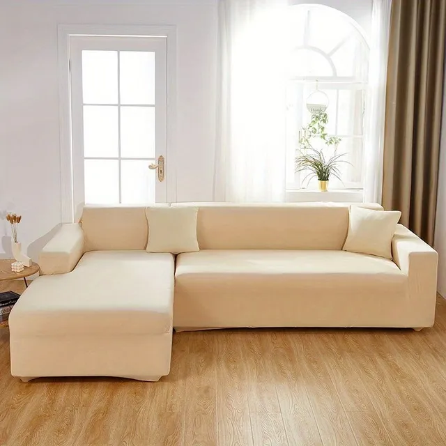 Universal elastic sofa cover - anti-slip, with furniture protection - bedroom, office, living room - comfortable home