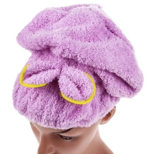 Turban on wet hair J2978