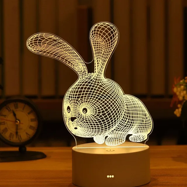 Lampka nocna LED 3D