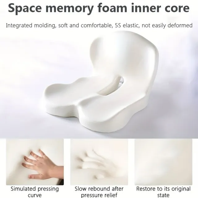 Loop Washer Carseat With Integrated Memory Foam, Loop Washer Office, Loop Pillow To Car