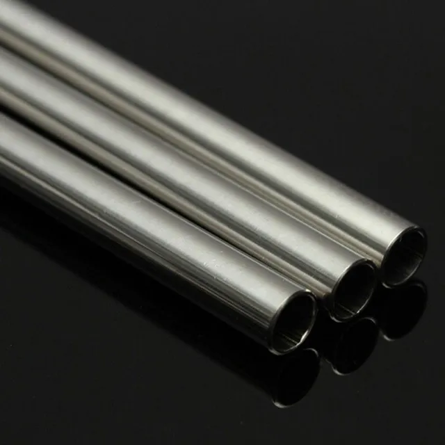 Stainless steel drinking straw - 8 pcs