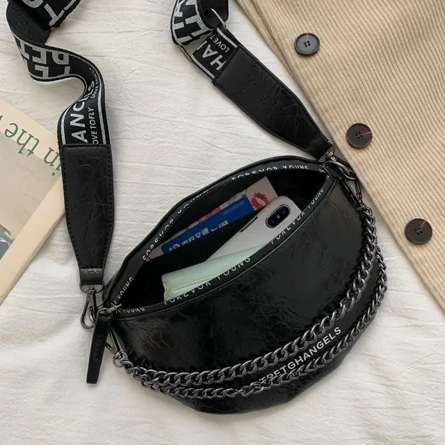 Dana - designer bag made of the finest leather braun