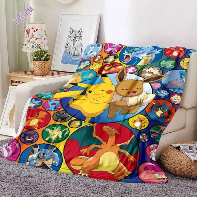 3D Pikachu Ultra Lightweight Blanket 11 75x90cm29x35-in