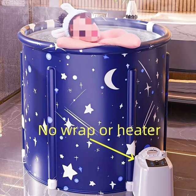 Foldable heated bath for adults - Relaxation bath for whole body and sitting bath