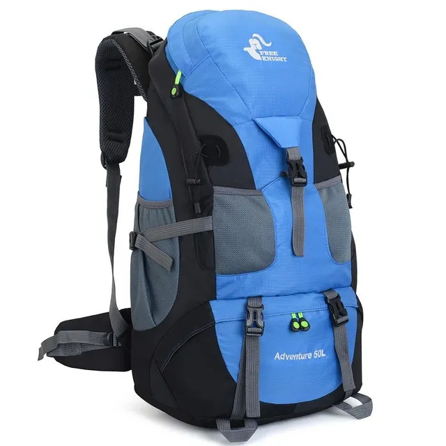 Large waterproof backpack for hiking