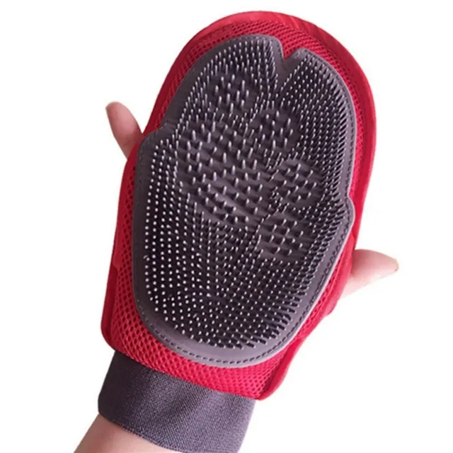 Practical pet-washing gloves