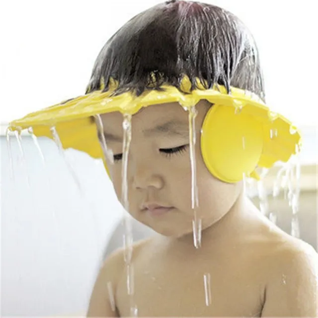 Adjustable hair washing cap - for children