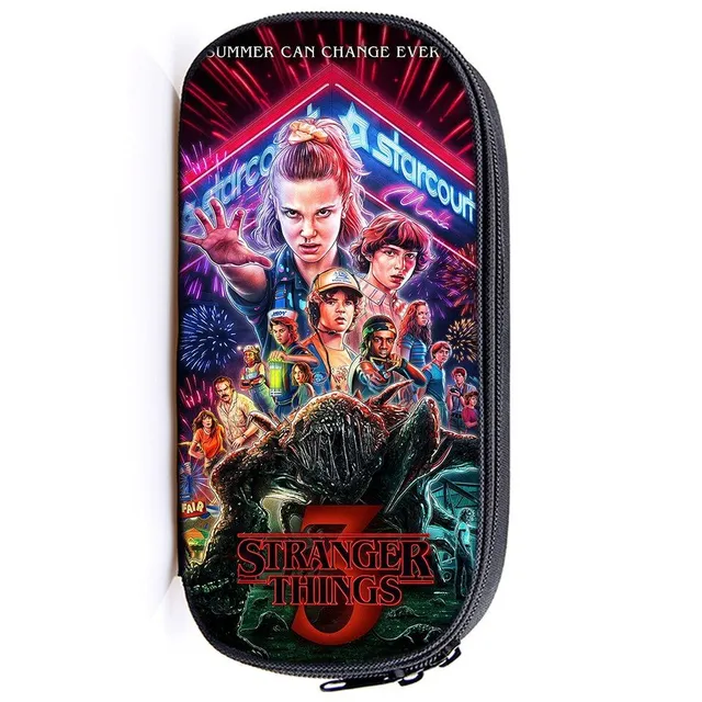 Stranger Things pencil case for school and office supplies