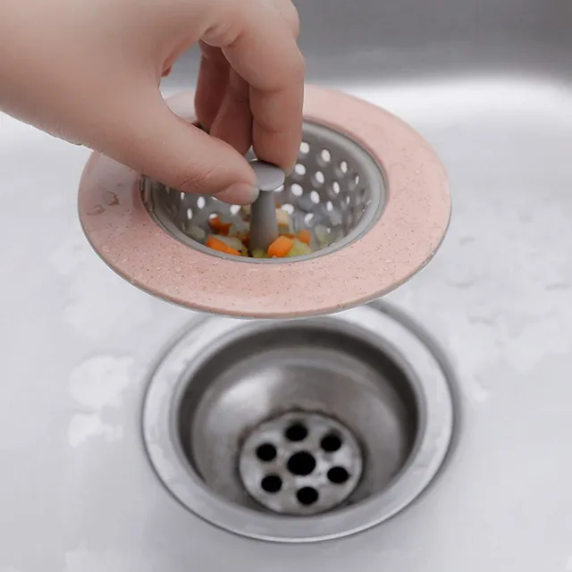 Silicone strainer for waste