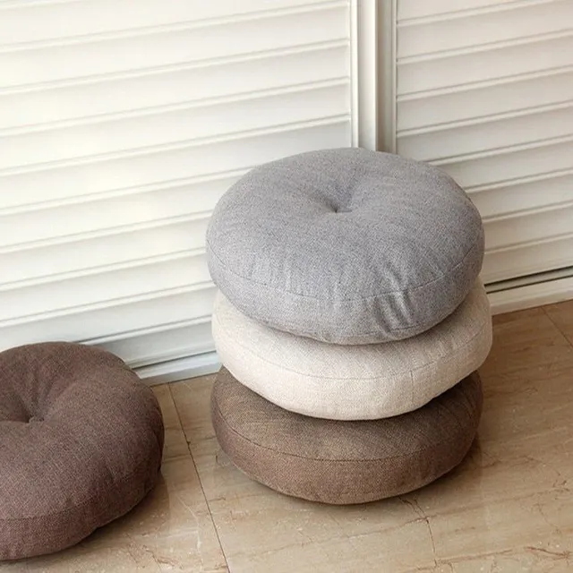 Coussin rond pour s'asseoir