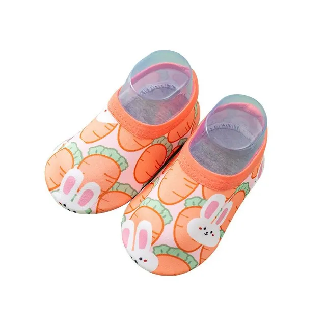 Children's original stylish modern colorful summer shoes in water with various prints Aofia