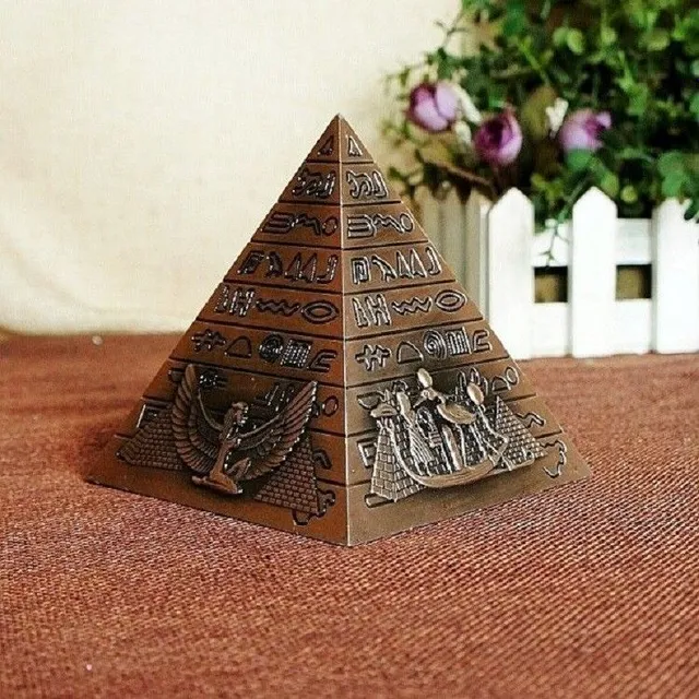 Decorative metal pyramid