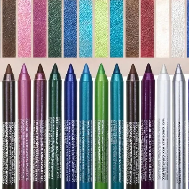 Long-lasting waterproof eye pencil - various colours