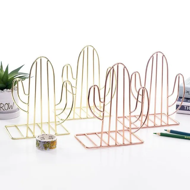 Table stand for books in the shape of a cactus