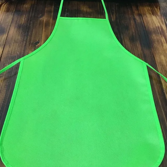 Baby waterproof single color apron Noah