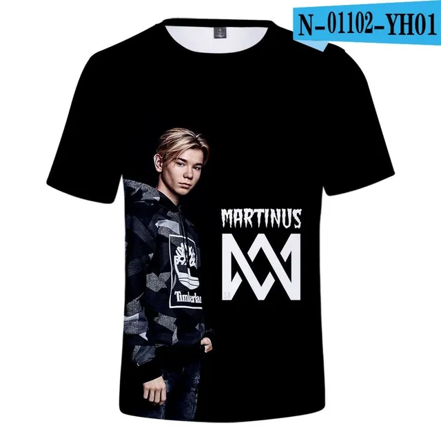 Nowoczesna koszulka 3D dla fanów Marcusa Martinusa 006 XS