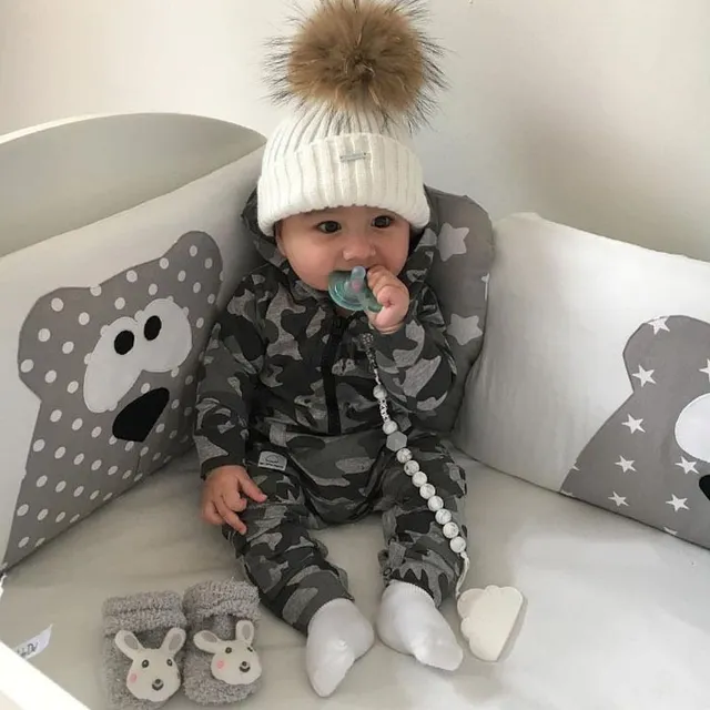 Baby camouflage jumpsuit