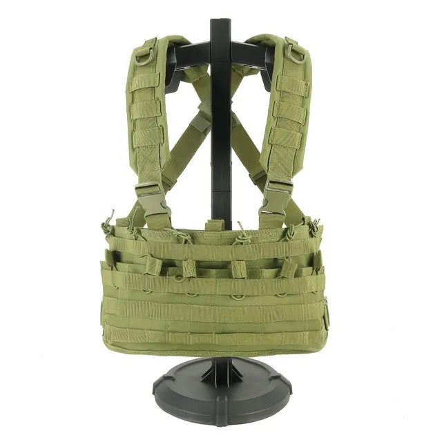 Tightener Na Tray, Resistant Trailer To Chest W/MOLLE Pouch Holder To Tray, Adjustable Hunting Airsoft Vest