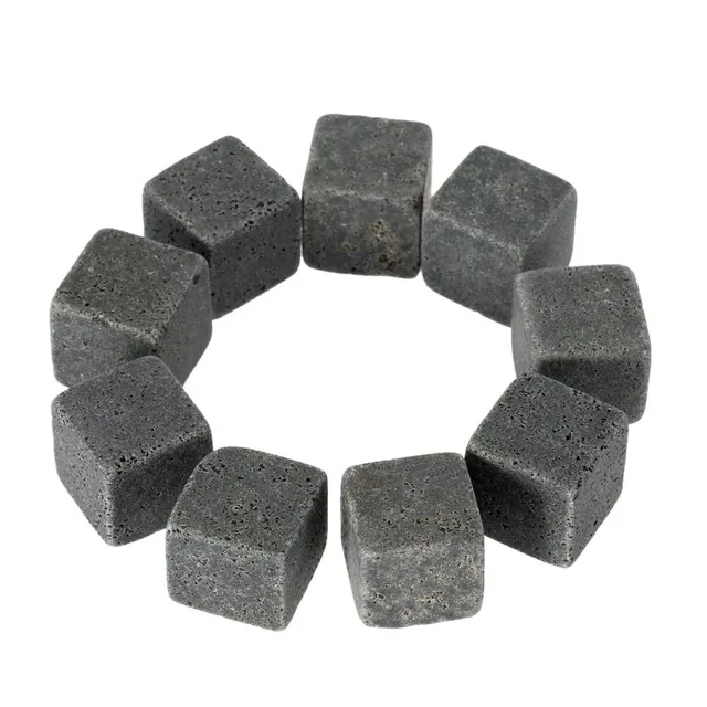 Stone cubes for the cooling of beverages