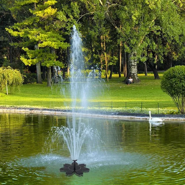 Solar fountain in the garden BU261