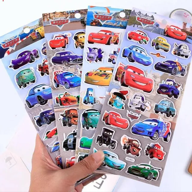 Children's cars with the theme of characters from the movie Cars