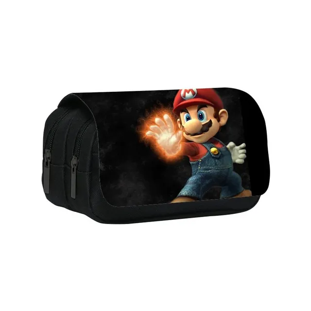 School pencil case with Super Mario motifs