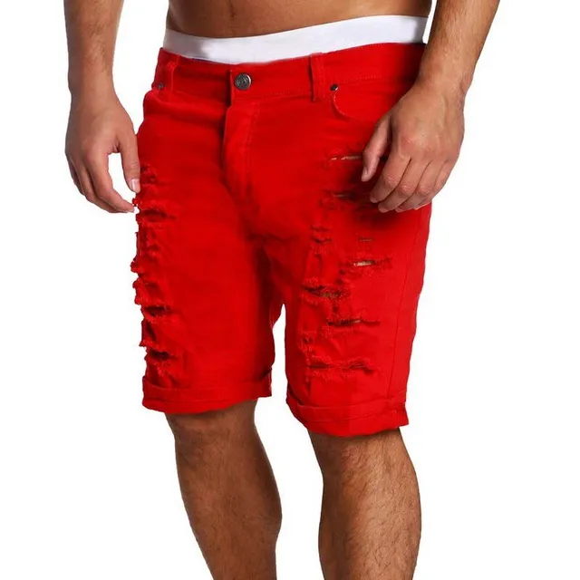 Men's casual torn denim shorts Douglas