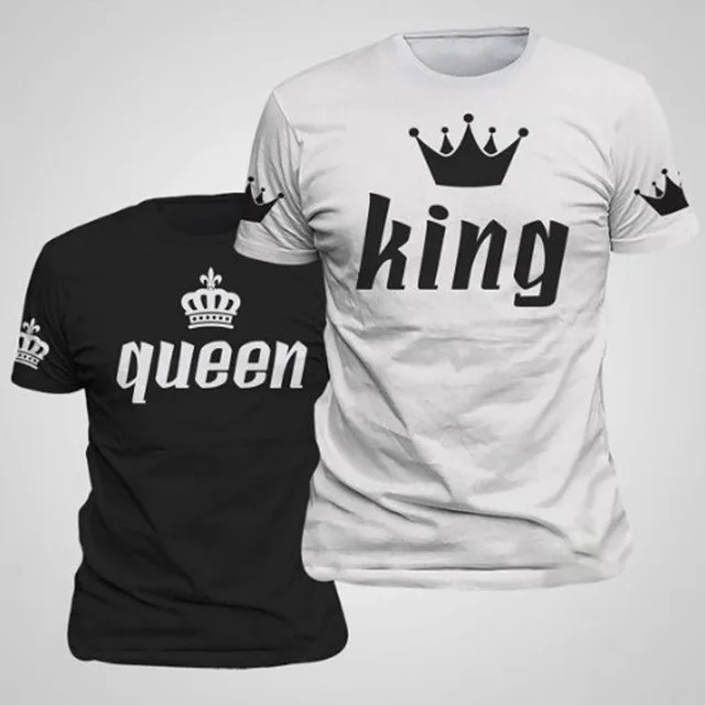 Koszulki dla par z królową i królem