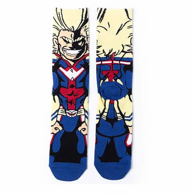 Unisex dlouhé ponožky s akčními hrdiny