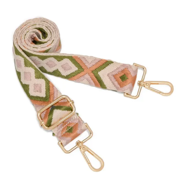 Spare crossbody purse strap for women - adjustable, removable, with printing