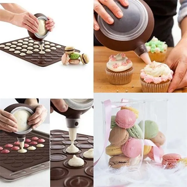 Silicone baking mould ideal for macaroons