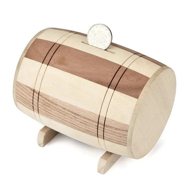 Trendy box in the shape of a wooden barrel Chad