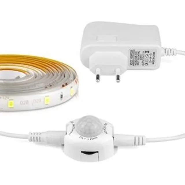 Night sensor with motion detection and LED strips - 2 colours