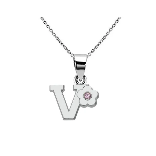 Luxury pendant with initial Amalric