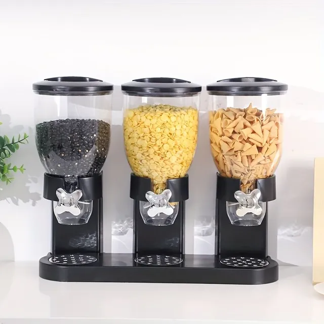 Household cereal tank 3v1 - cereal dispenser and rice storage container