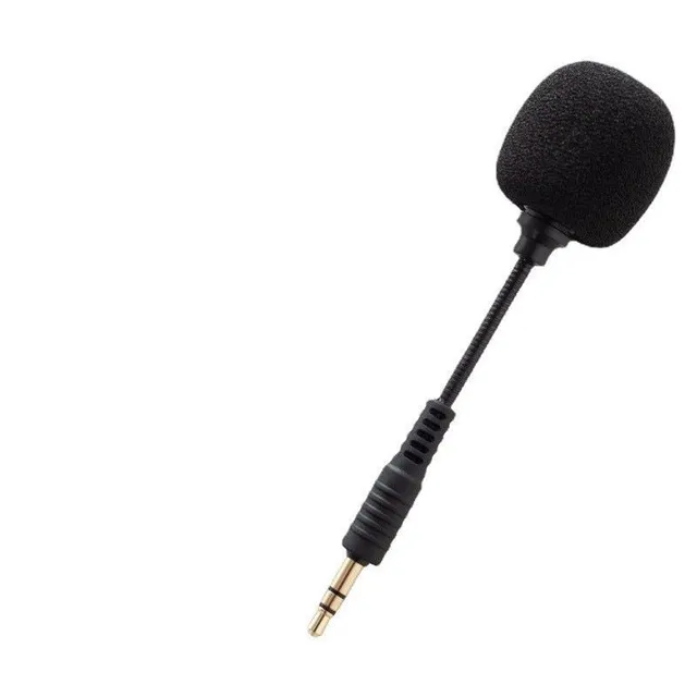 Praktický mikrofón s 3,5 mm konektorom jack pre mobilný telefón pre kvalitnejšie videá Hector