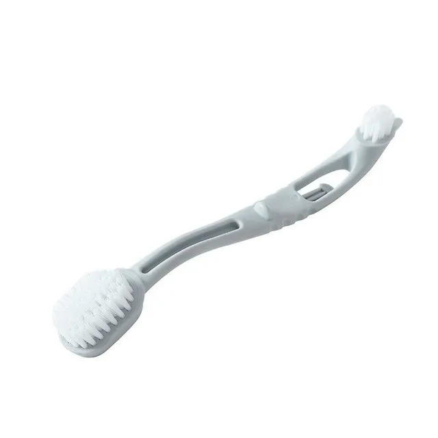 Double-sided cleaning brush