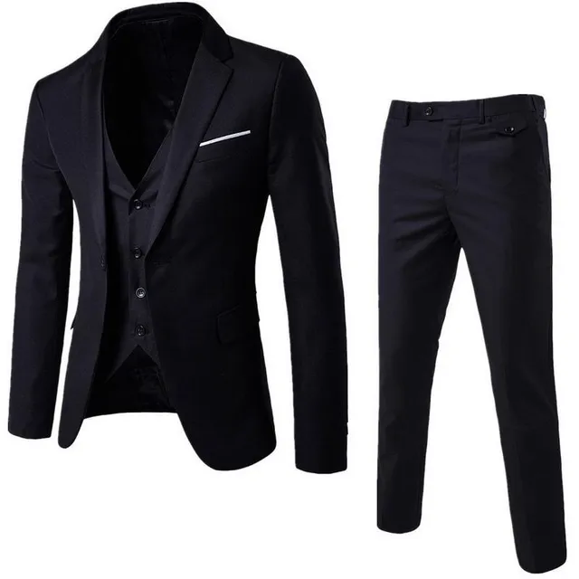 Men's elegant three-piece suit Fonteyne