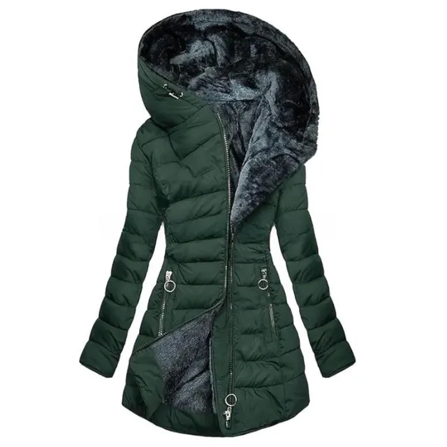 MODISCHE LANGE WINTERJACKE FÜR DAMEN